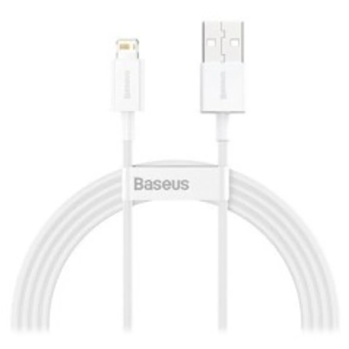 Baseus USB 2.0 til Lightning kabel 1.5m hvid