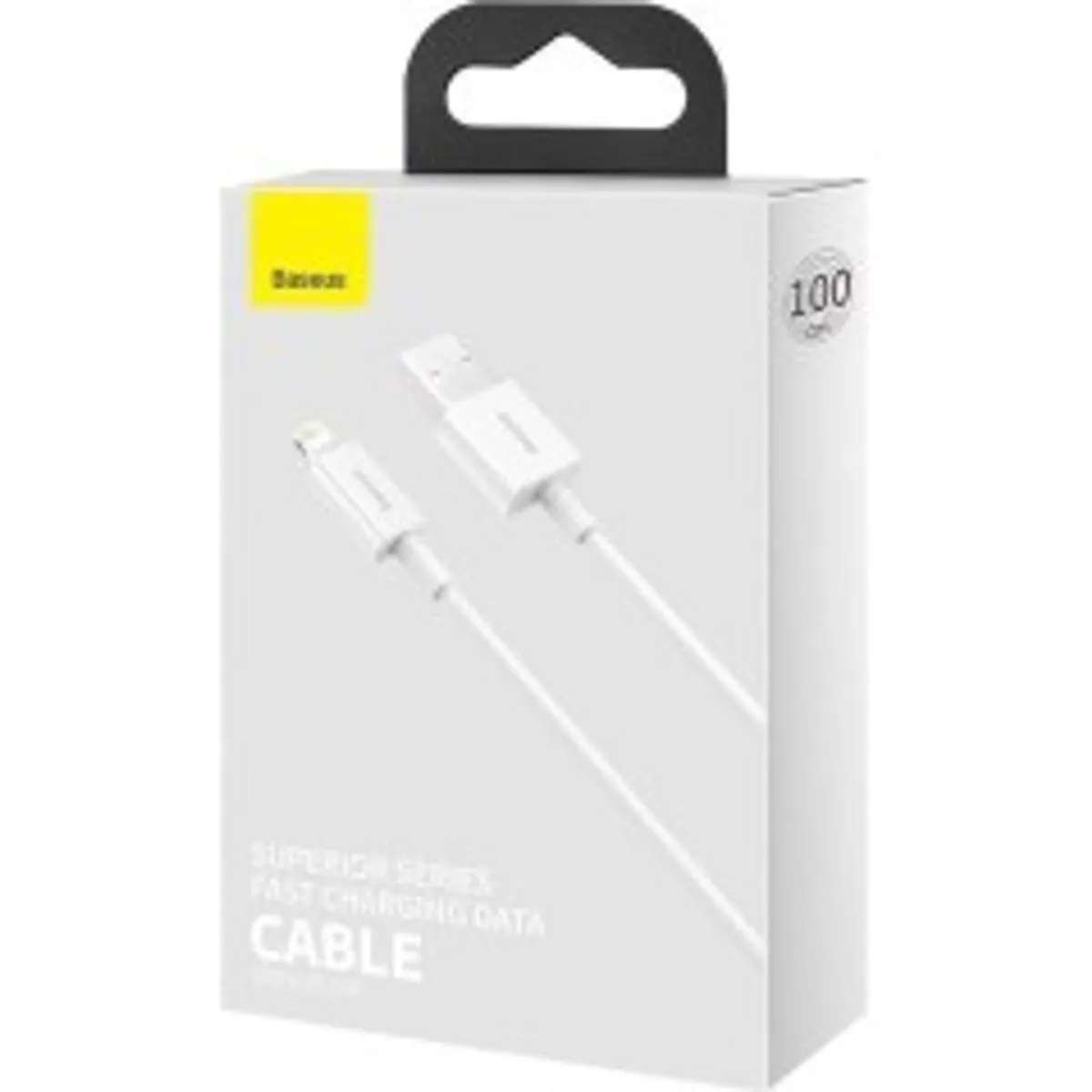 Baseus USB 2.0 til Lightning kabel 1m hvid