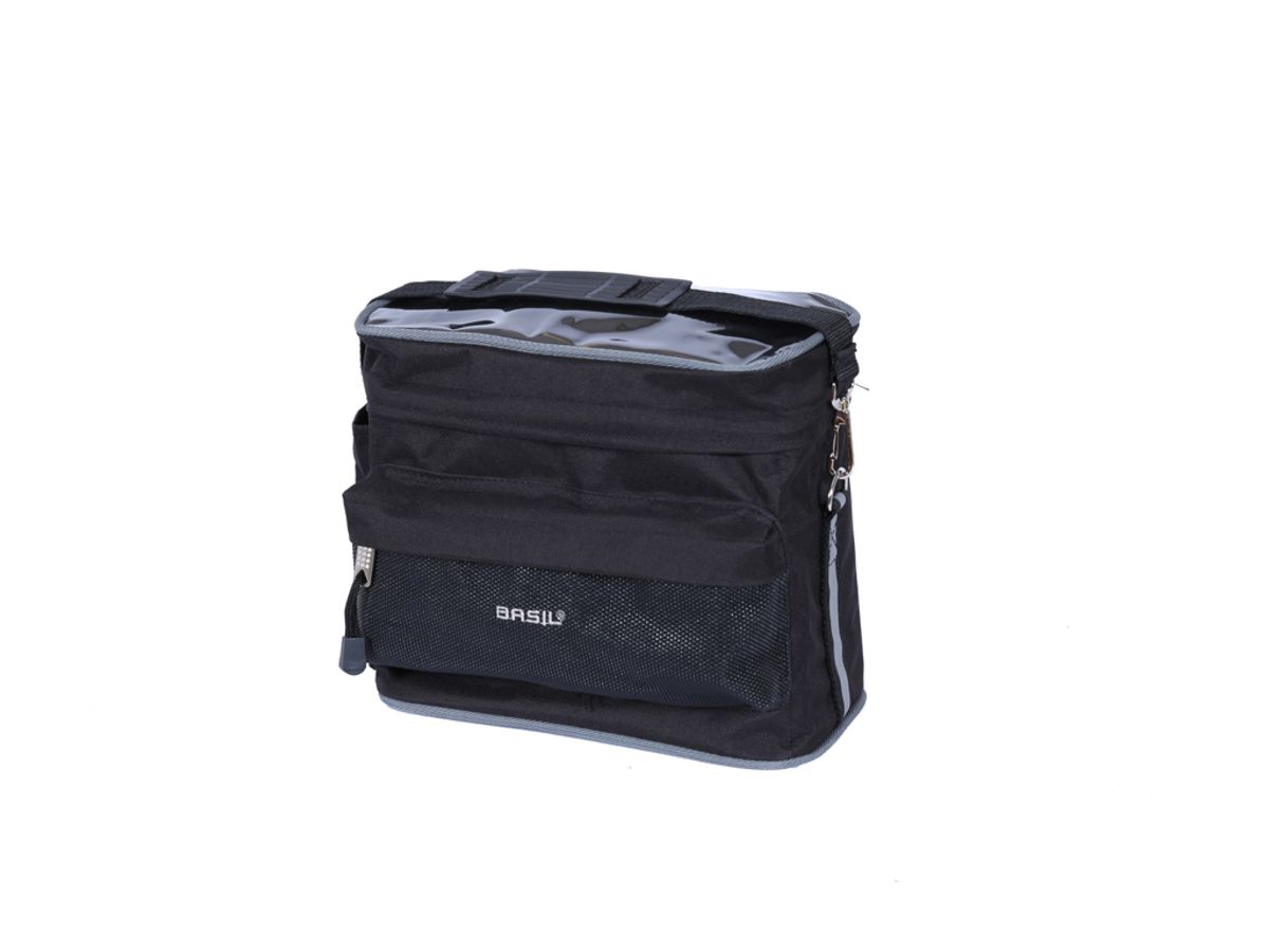 Basil Mali Front Bag - Styrtaske - 8 liter - Black