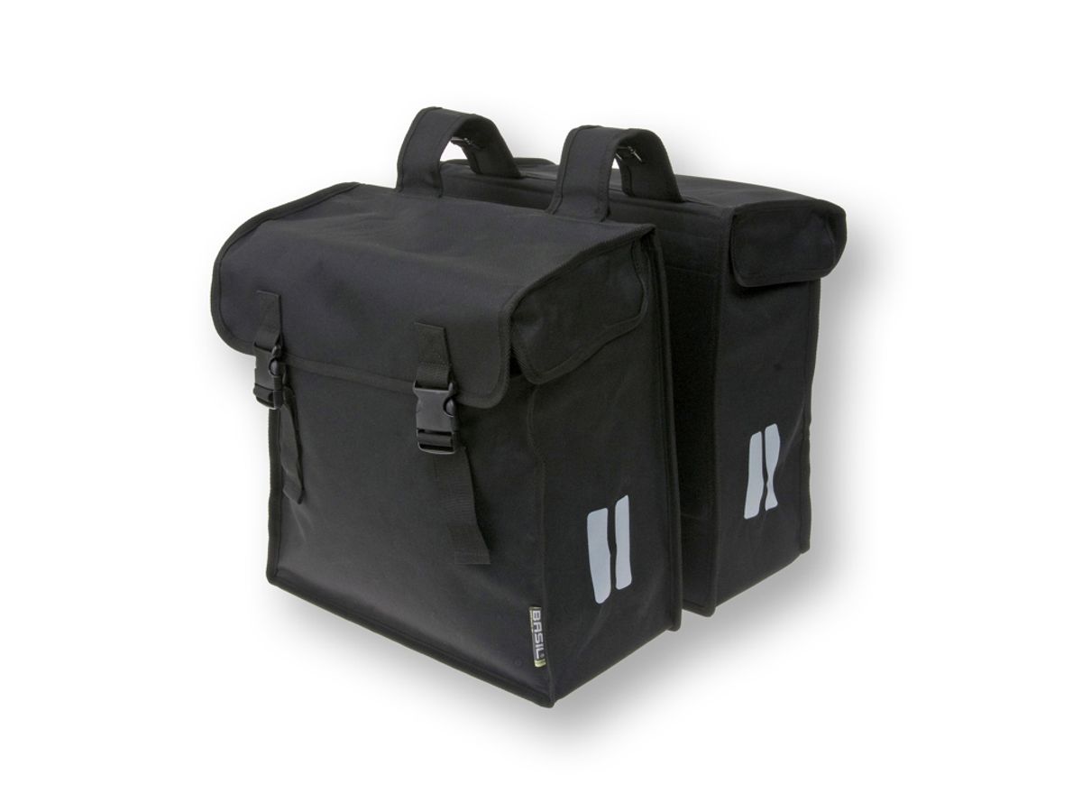 Basil Mara XXL - Cykeltaske til bag - Double - 47 liter - Black