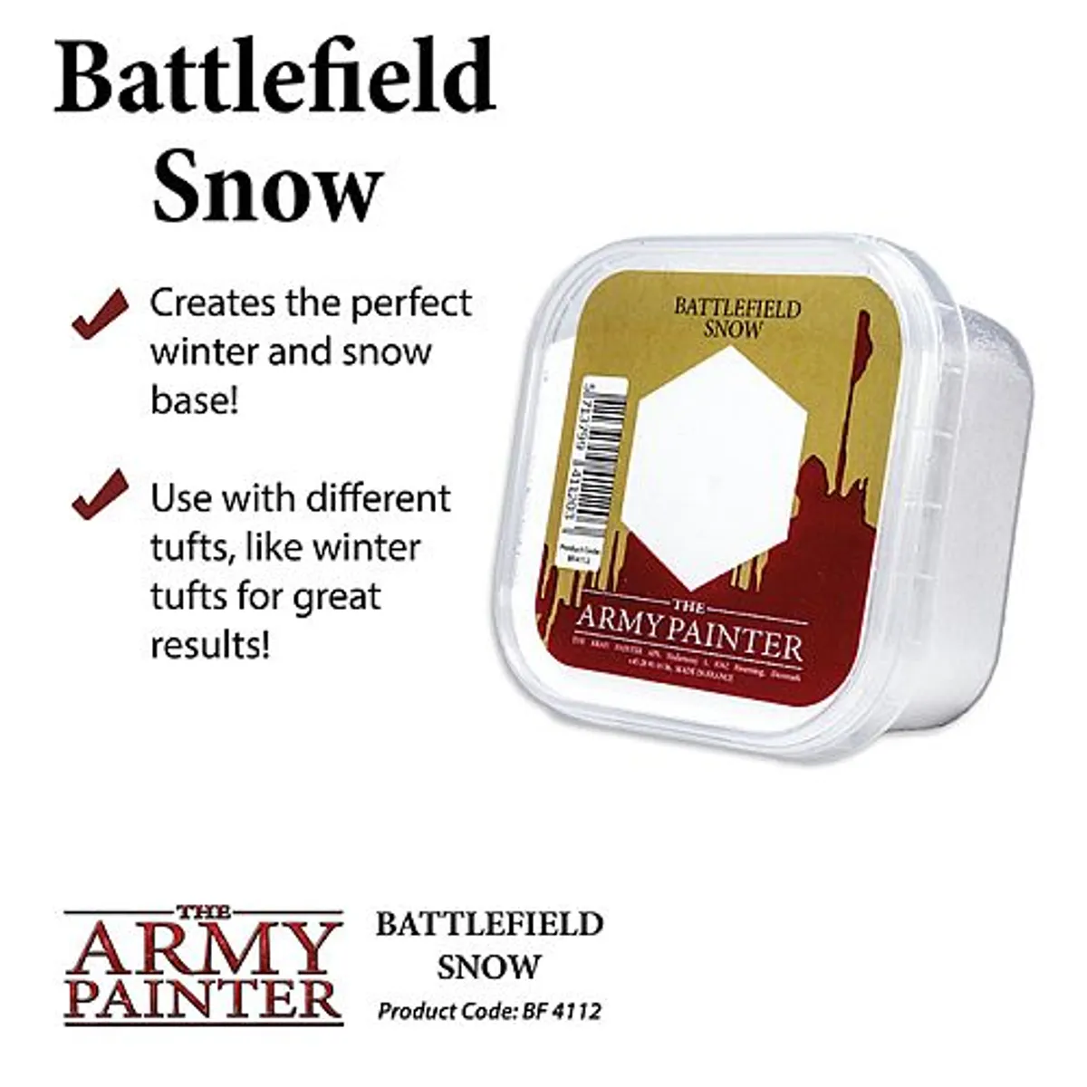 Basing - Army Painter - Battlefield Snow - BF4112