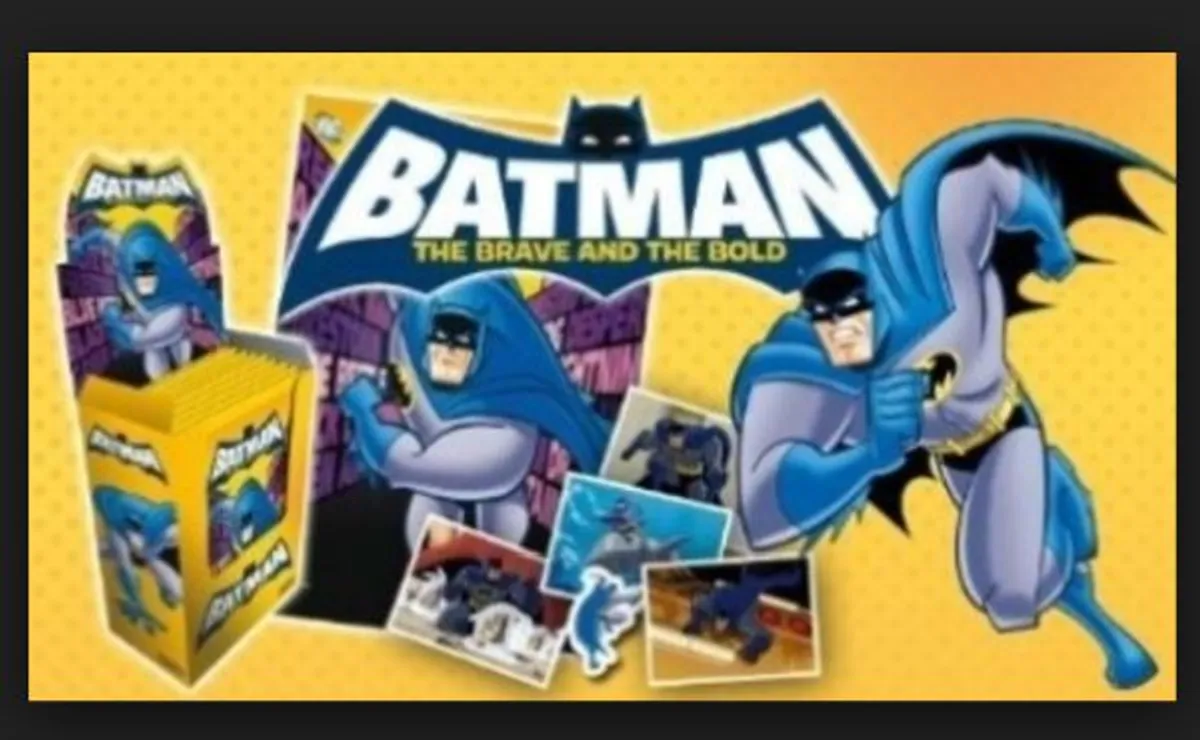 Batman: The Brave and The Bold Sticker Booster Pack - 5 KlistermÃ¦rker *Crazy tilbud*