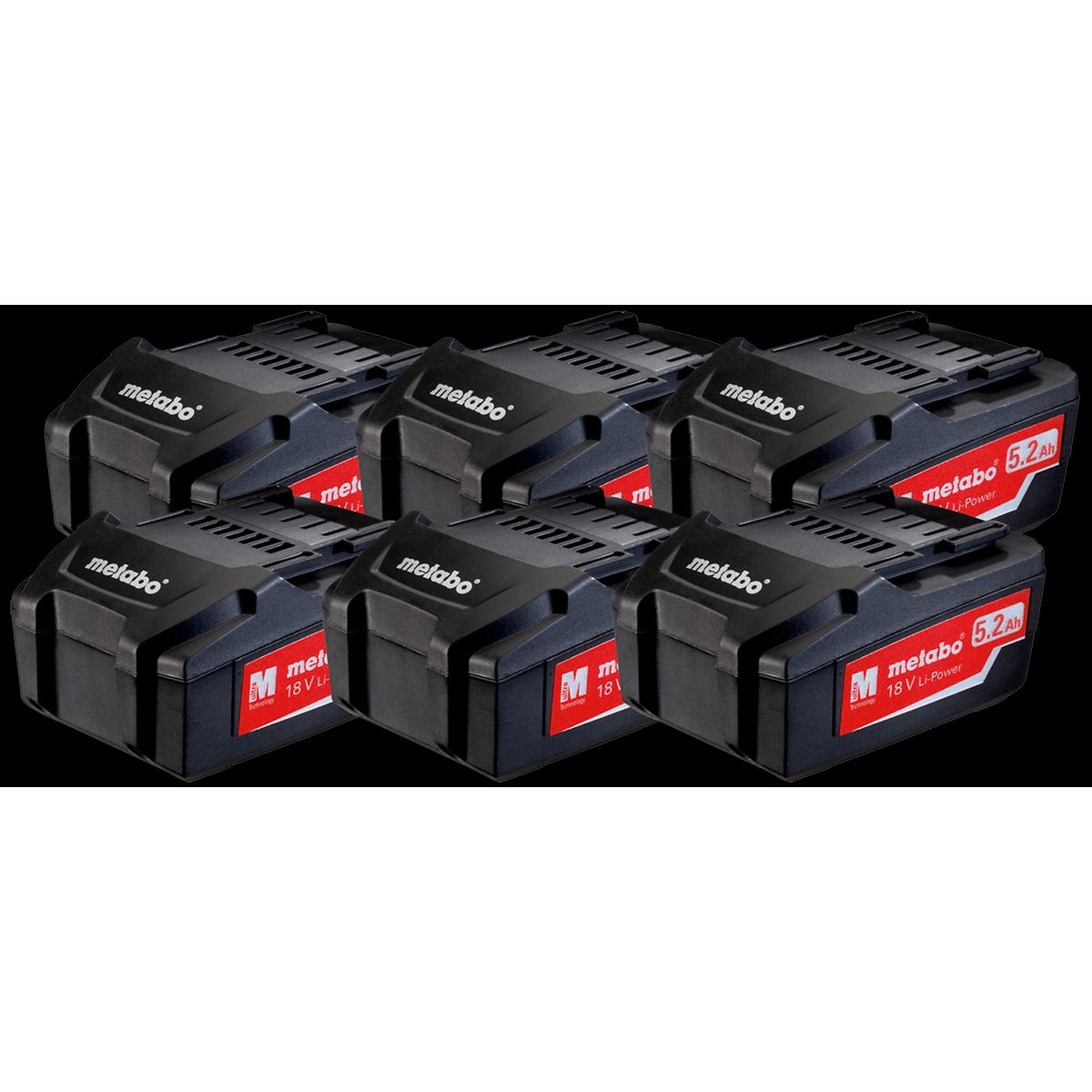 Batteri 18V/5,2Ah Li-Power Ultra-M, 6stk