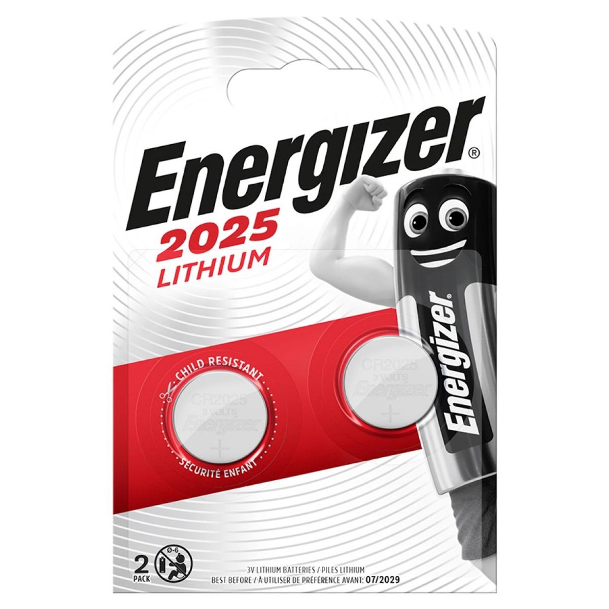 Batteri Energizer CR2025 Miniature Enheder.