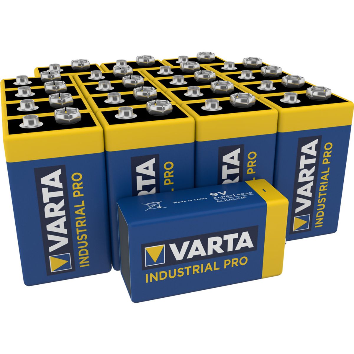 Batteri Varta Industrial pro 9V 20 stk