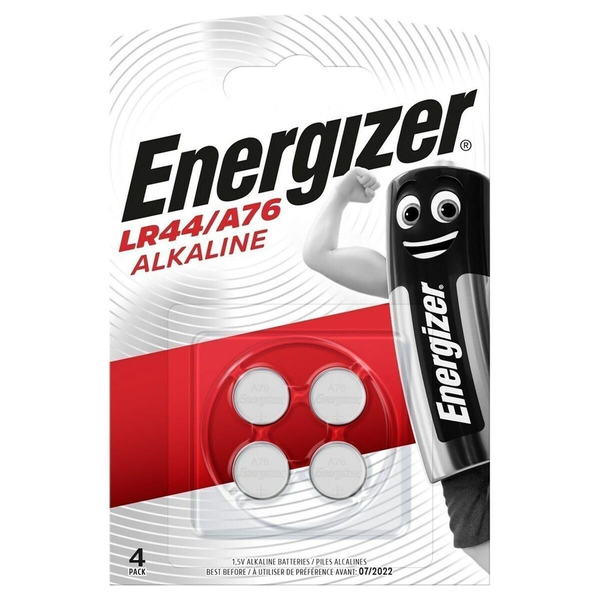 Batterier Energizer LR44/A76 1,5 V (4 enheder)