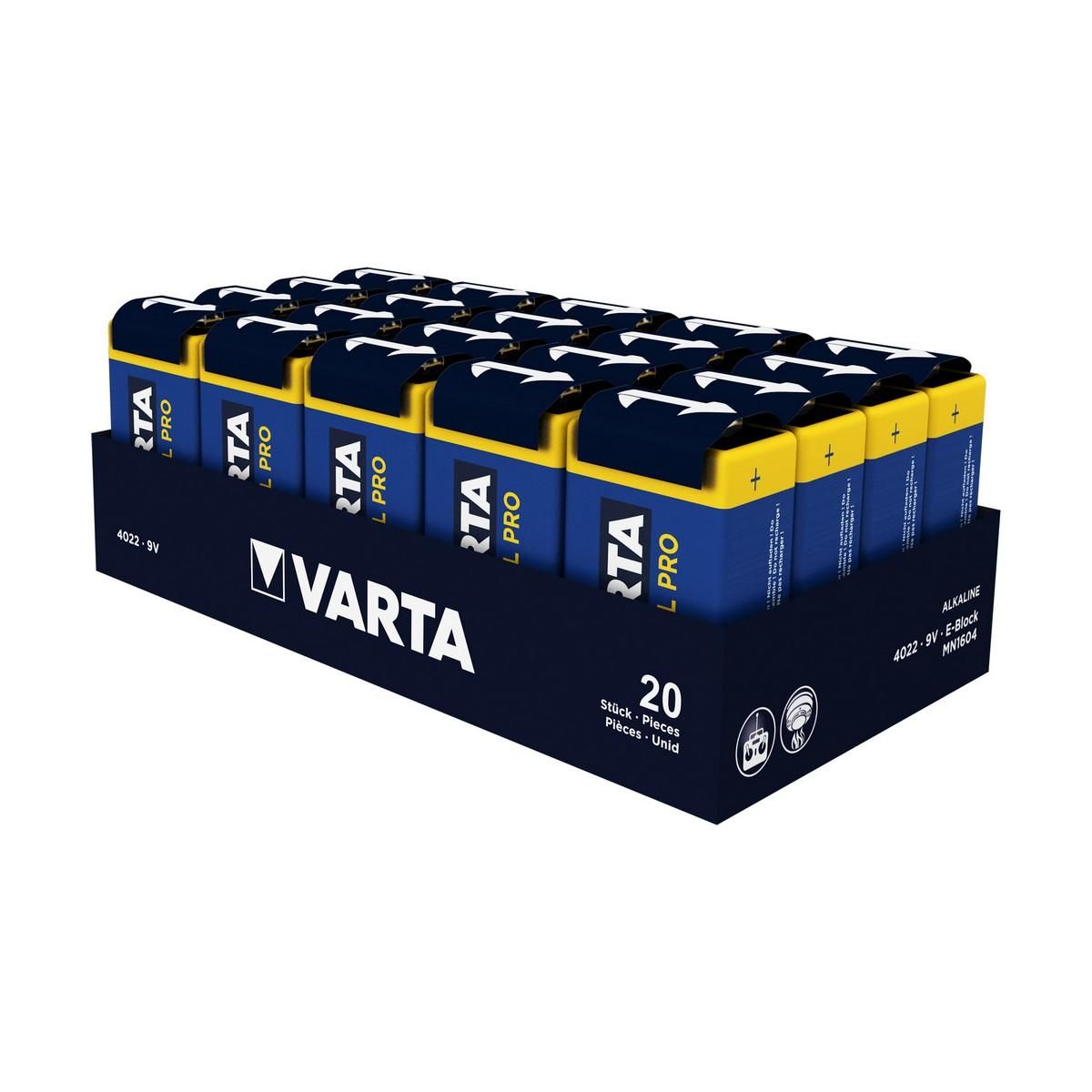 Batterier Varta 6lr61 (20 Dele)