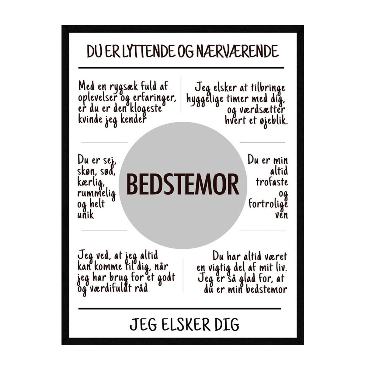 Bedstemor plakat