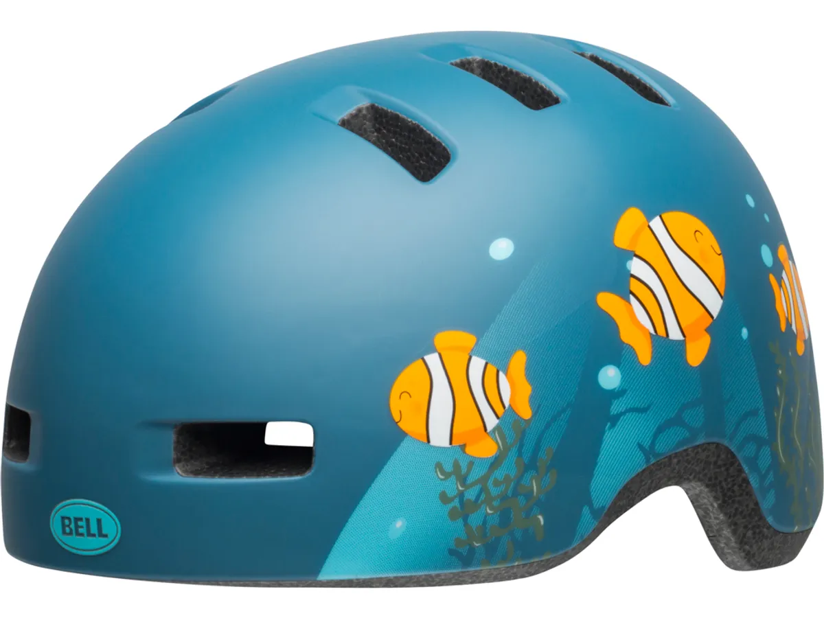 Bell Lil Ripper - Cykelhjelm - Str. 45-51 cm - Clown Fish Mat Gråblå