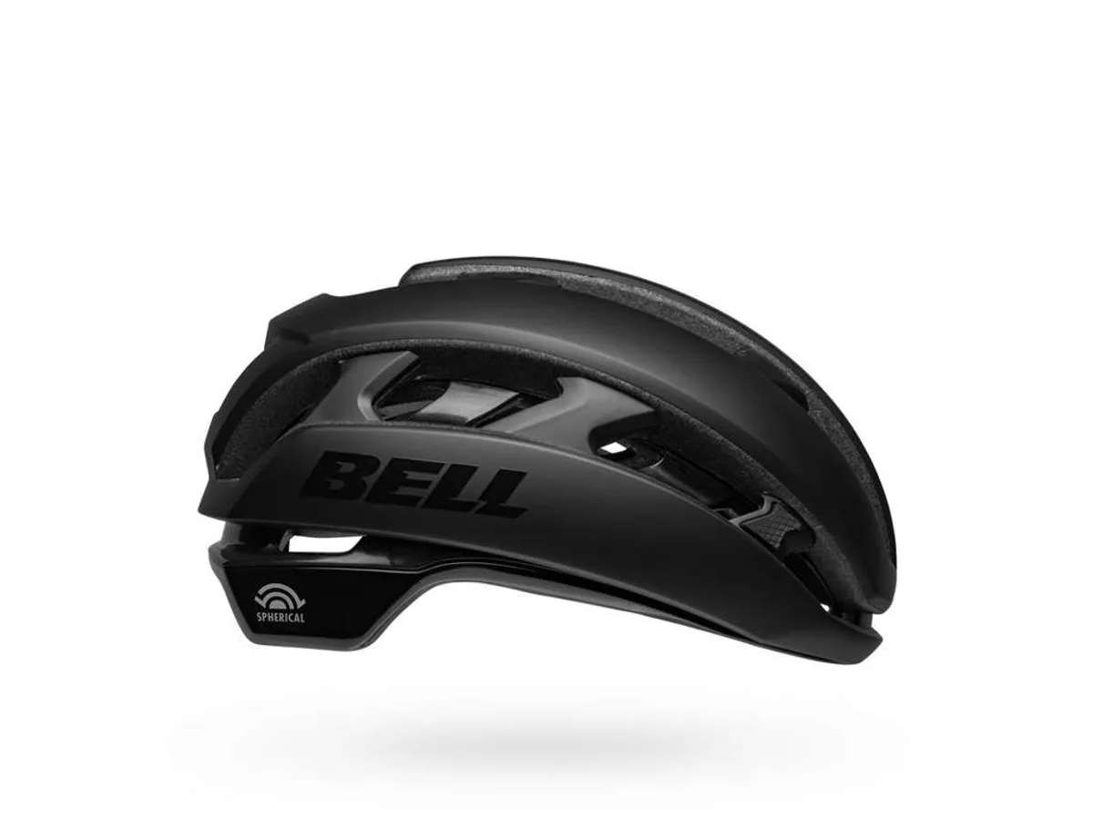 Bell XR Spherical - Cykelhjelm Road - Str. 55-59 cm - Mat glossy sort