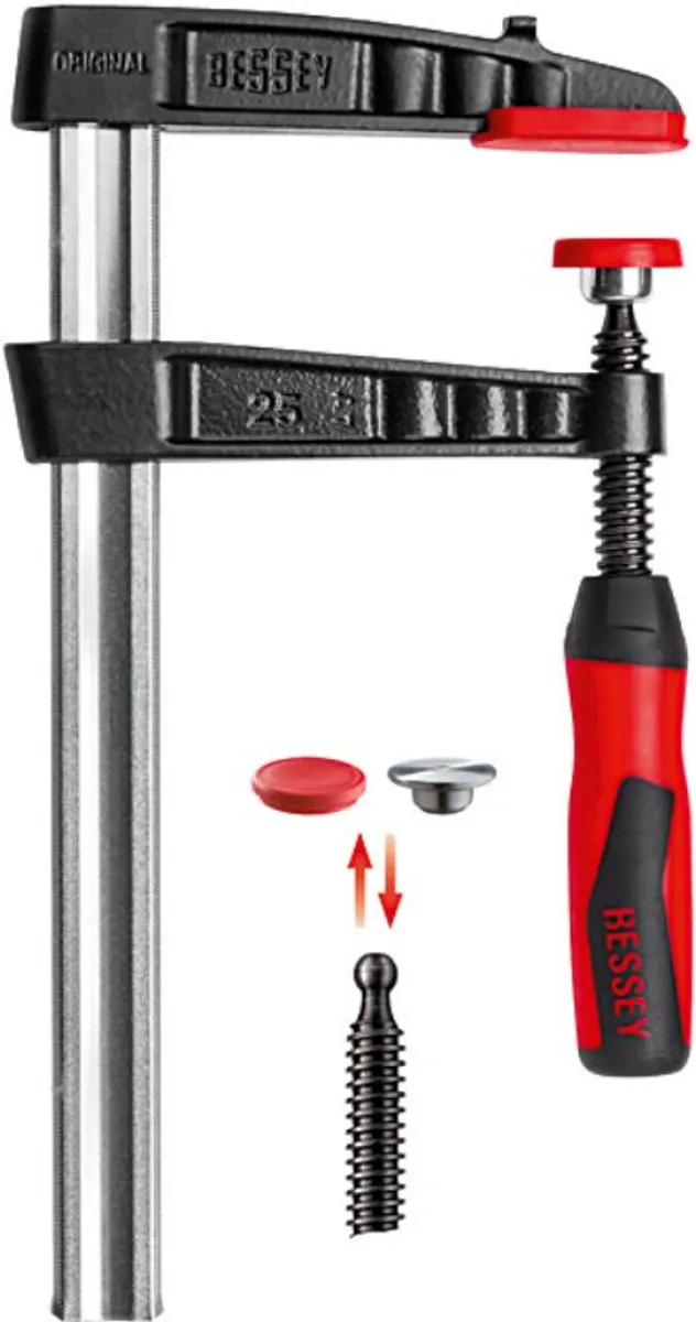 BESSEY Helsmedede stålskruetvinger 16cm