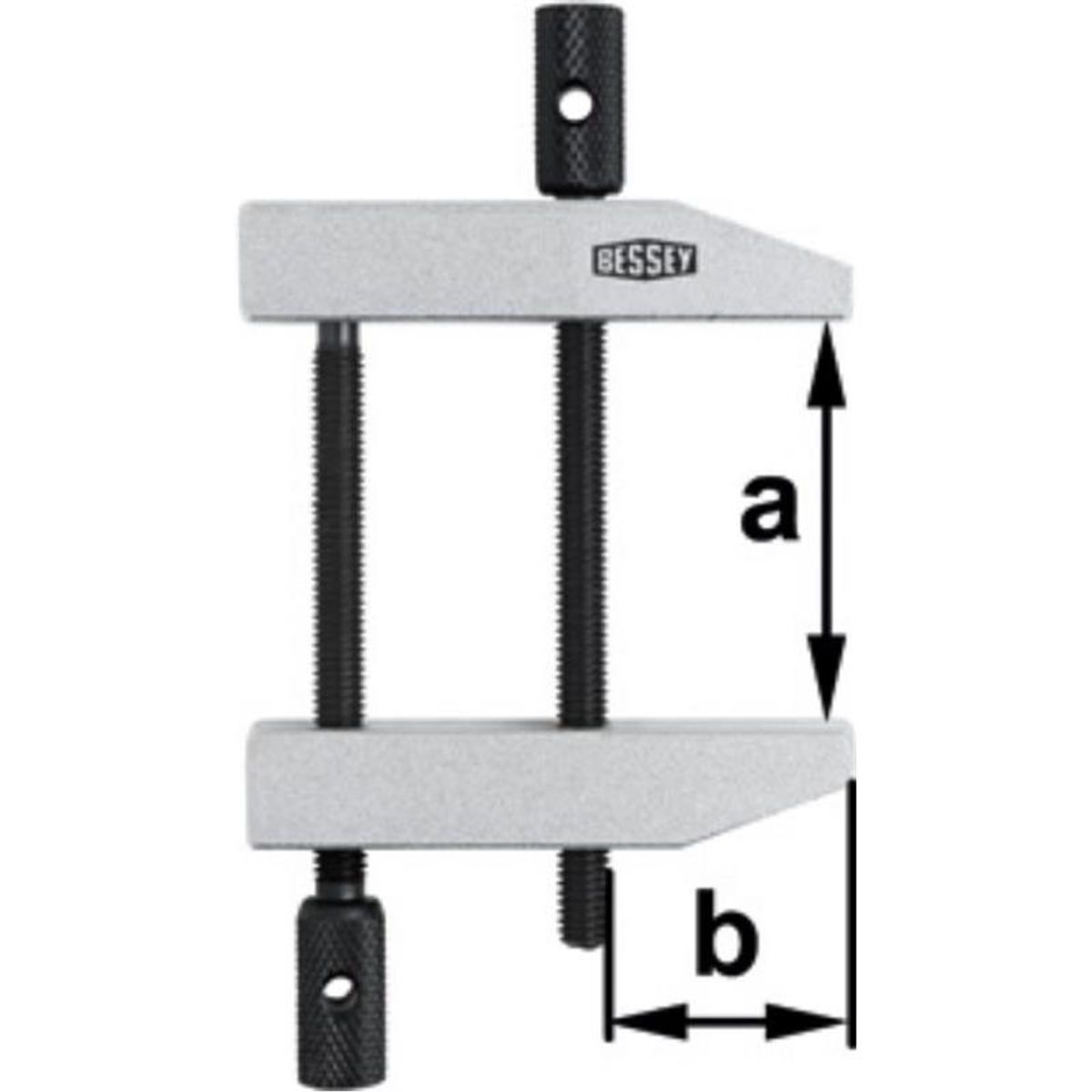 BESSEY Paralleltvinge 70 mm PA 87/50