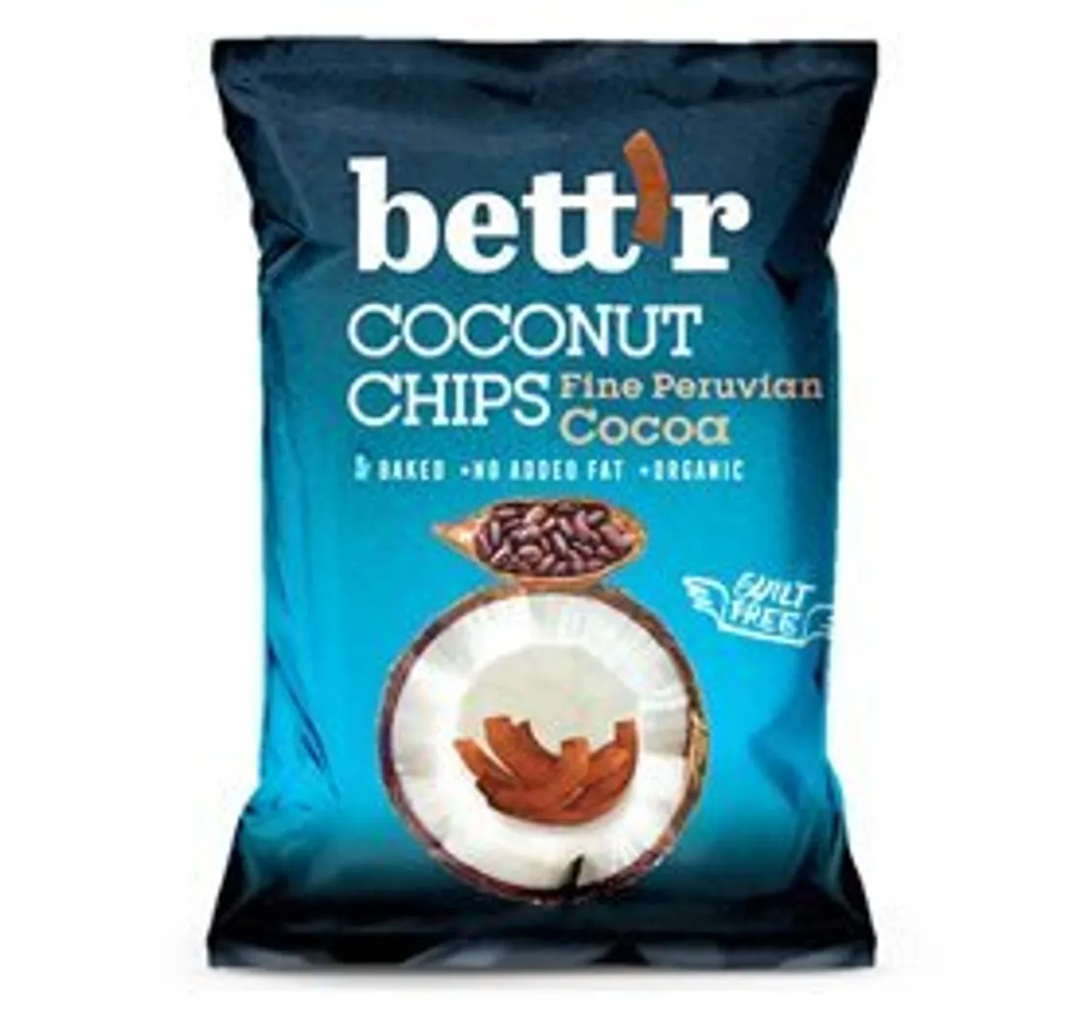 Bett ´r Kokoschips Ø med fin peruvian, 40g.