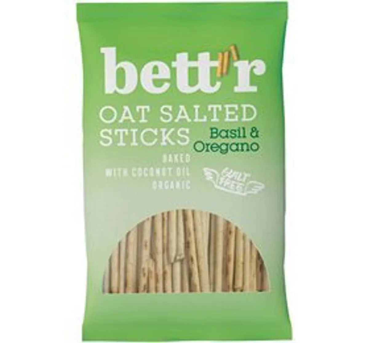 Bett´r Havresticks Basil Oregano Ø, 50g.