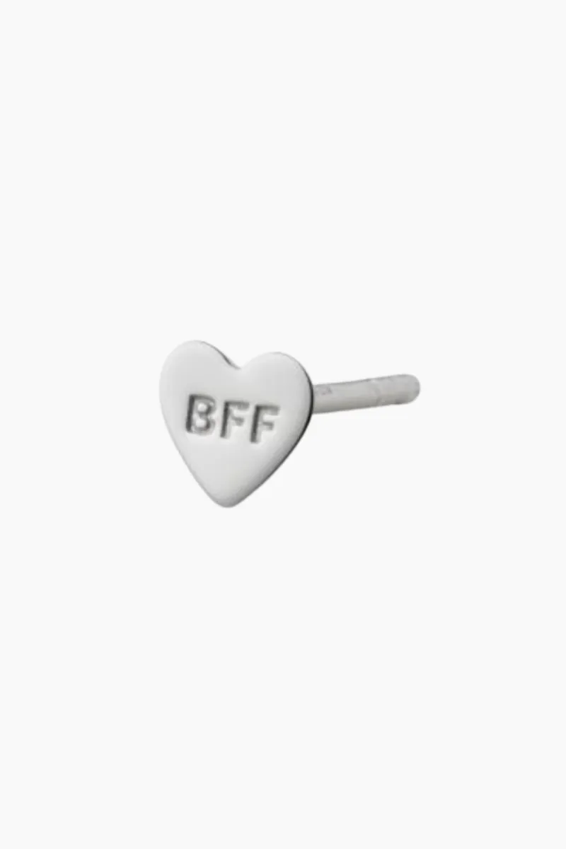 BFF Earring - Silver - Stine A - Sølv One Size