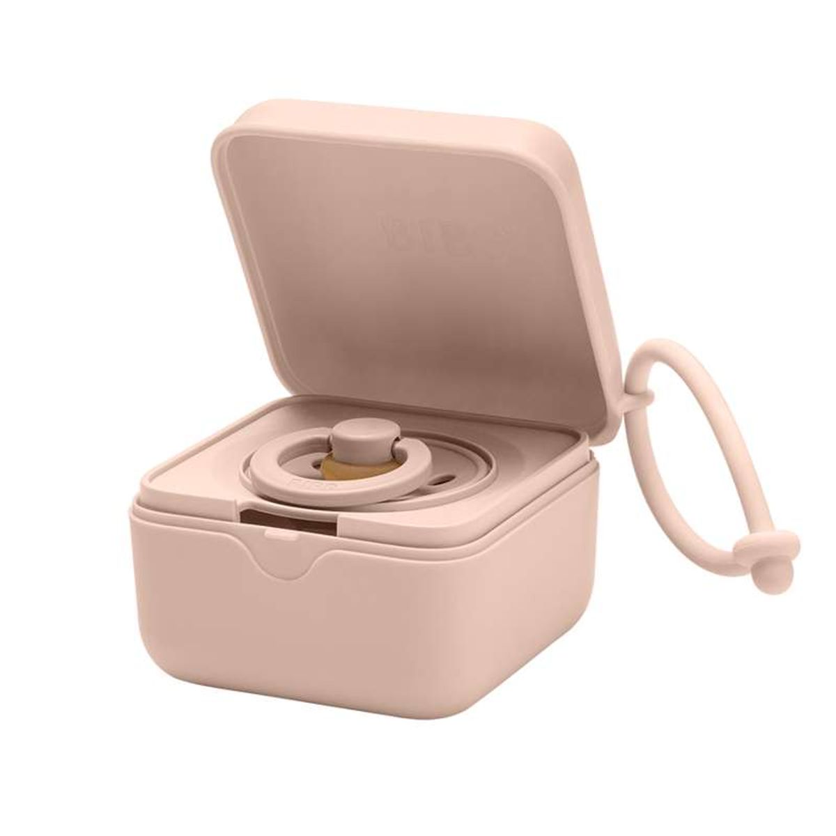 BIBS Accessories Pacifier Box - Sutteboks m. Plads til 3 Sutter - Blush