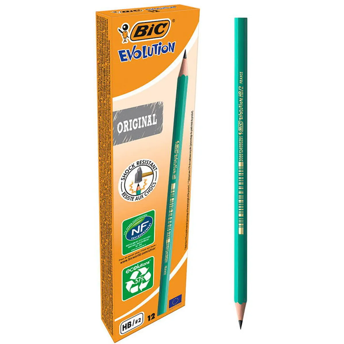 BIC Evolution blyant HB grøn