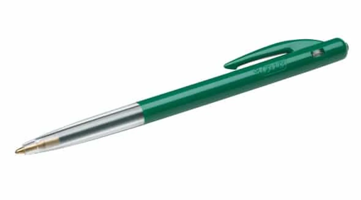 Bic kuglepen m 10 clic 50 stk grøn