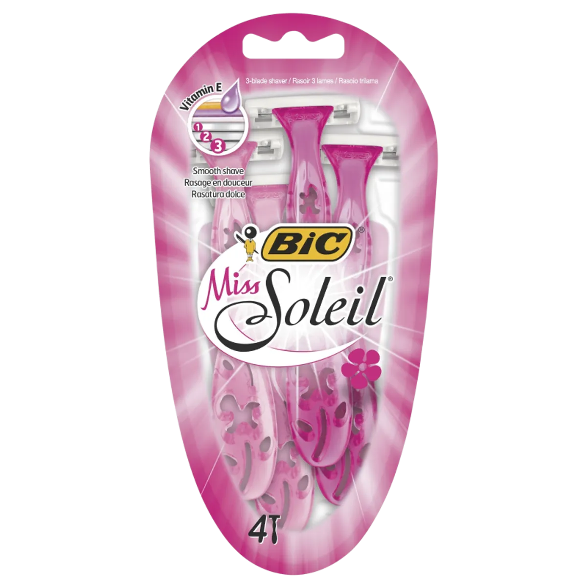 BIC Miss Soleil Skraber (4 stk)