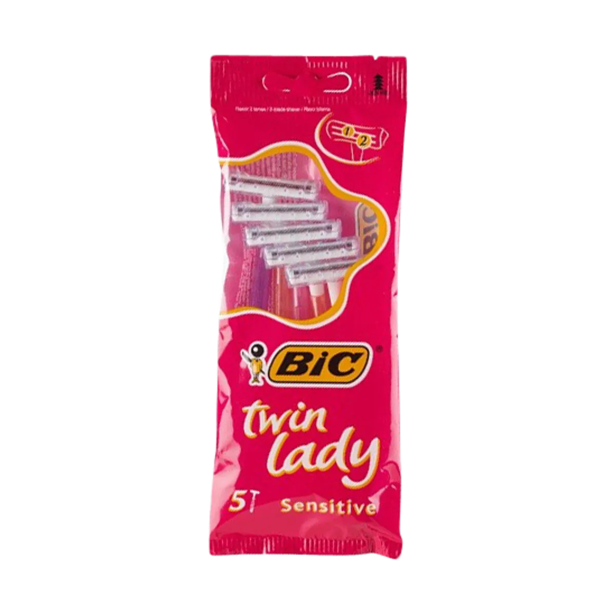 BIC Twin Lady Barberskraber 5 stk.