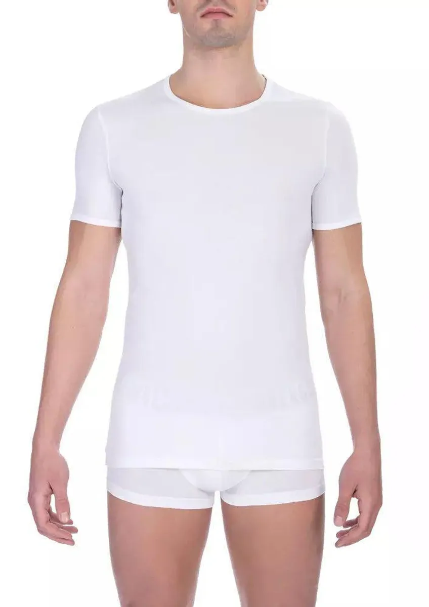 Bikkembergs Elegant Crew Neck Cotton Tee