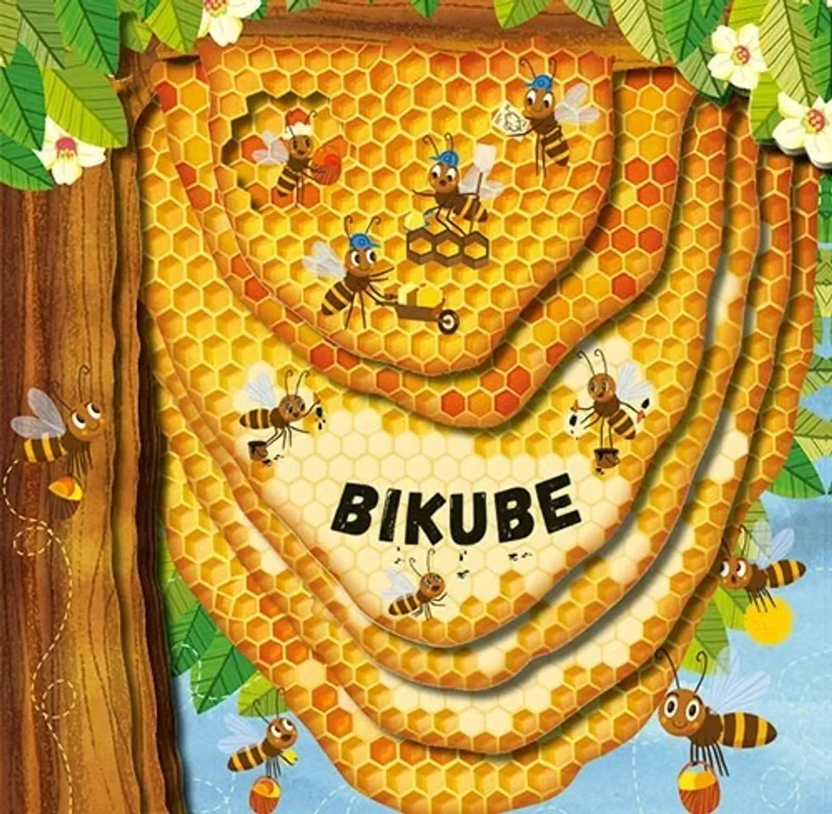 Bikube (papbog med lag)