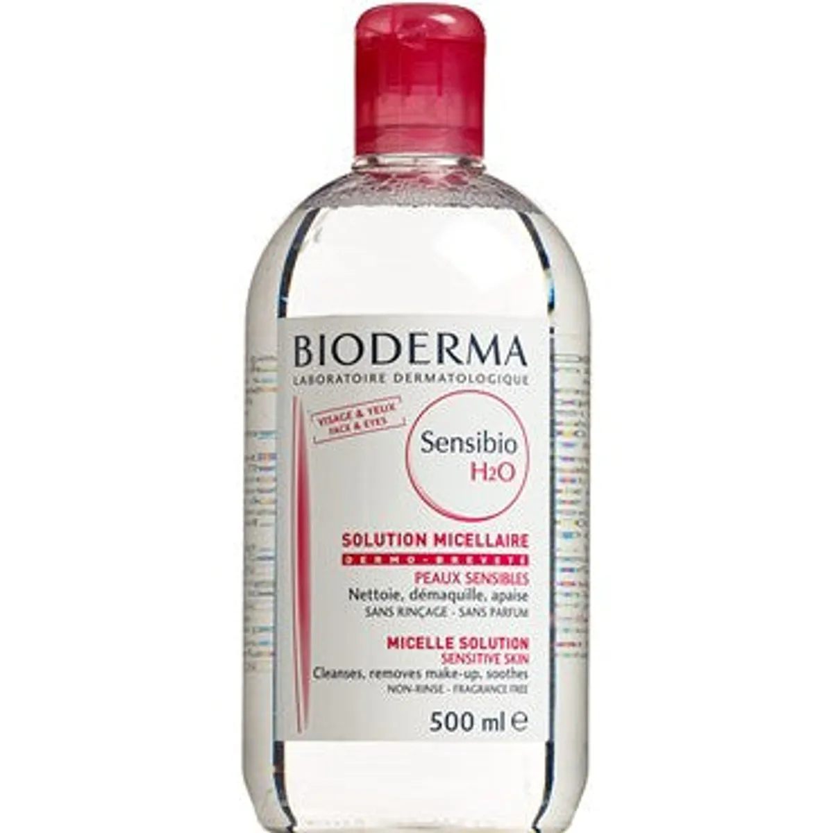 Bioderma Sensibio H2O rensevand 500 ml.