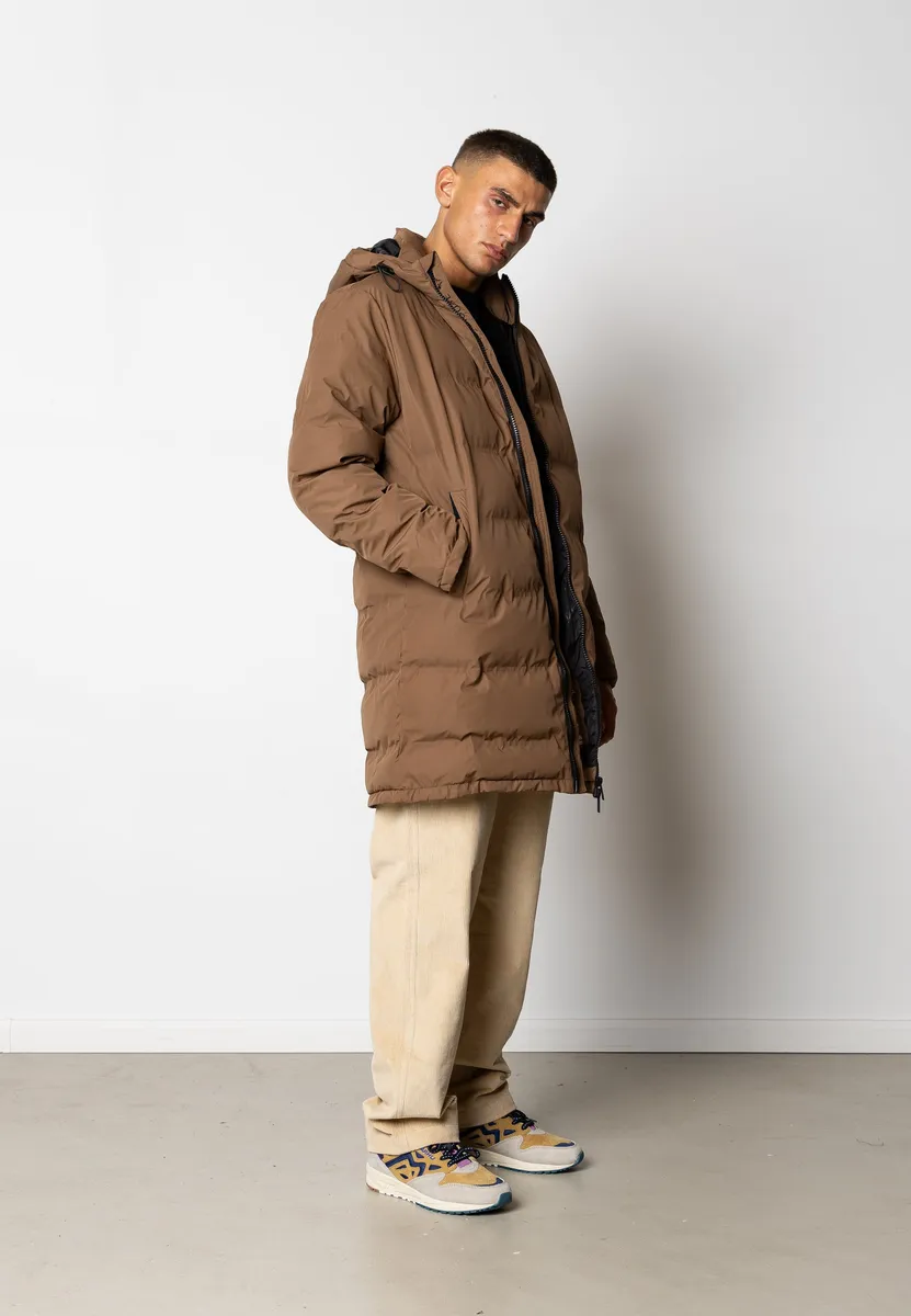 BIRK LONG JACKET - Dark Brown