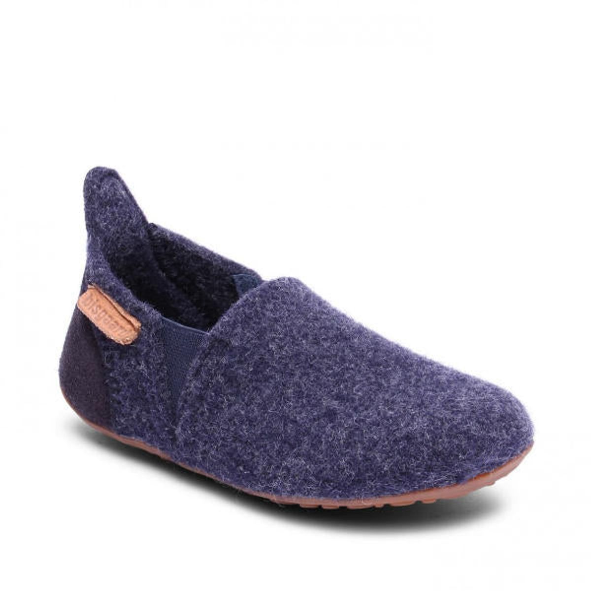 Bisgaard - Uldhjemmesko Wool Sailor - Blue - 25