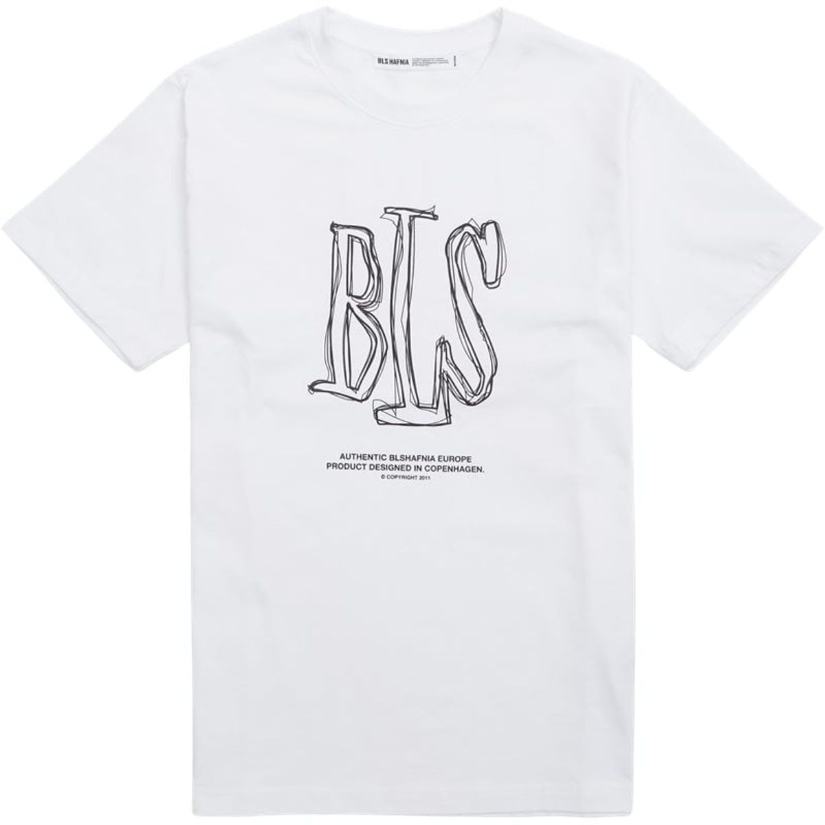 Bls Handwritten Capital T-shirt Hvid