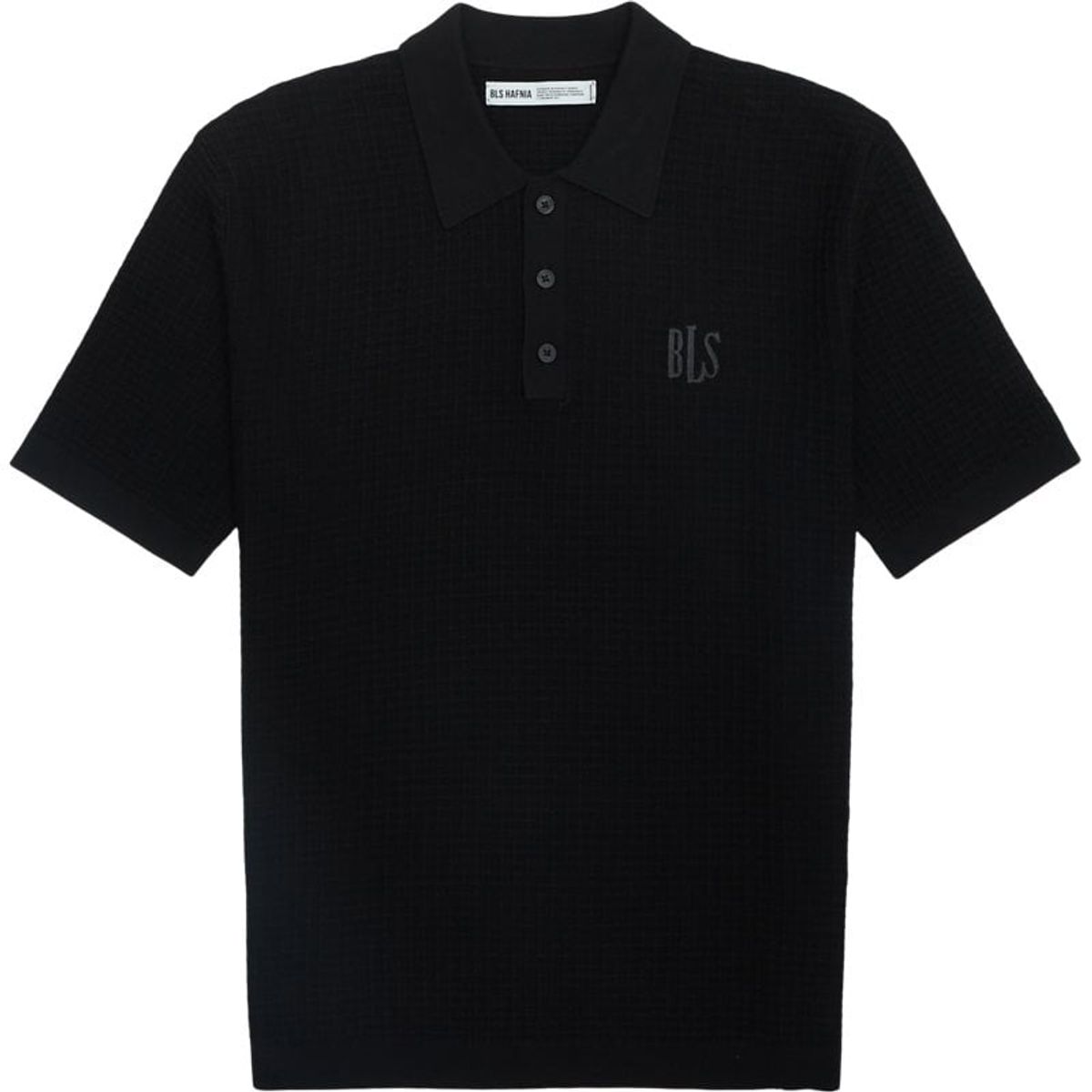 Bls Wilkins Knit Polo 202403072 T-shirt Sort