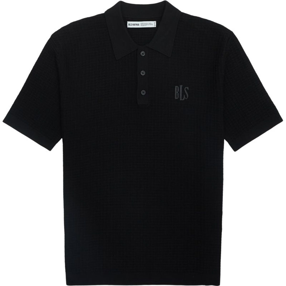 Bls Wilkins Knit Polo 202403072 T-shirt Sort