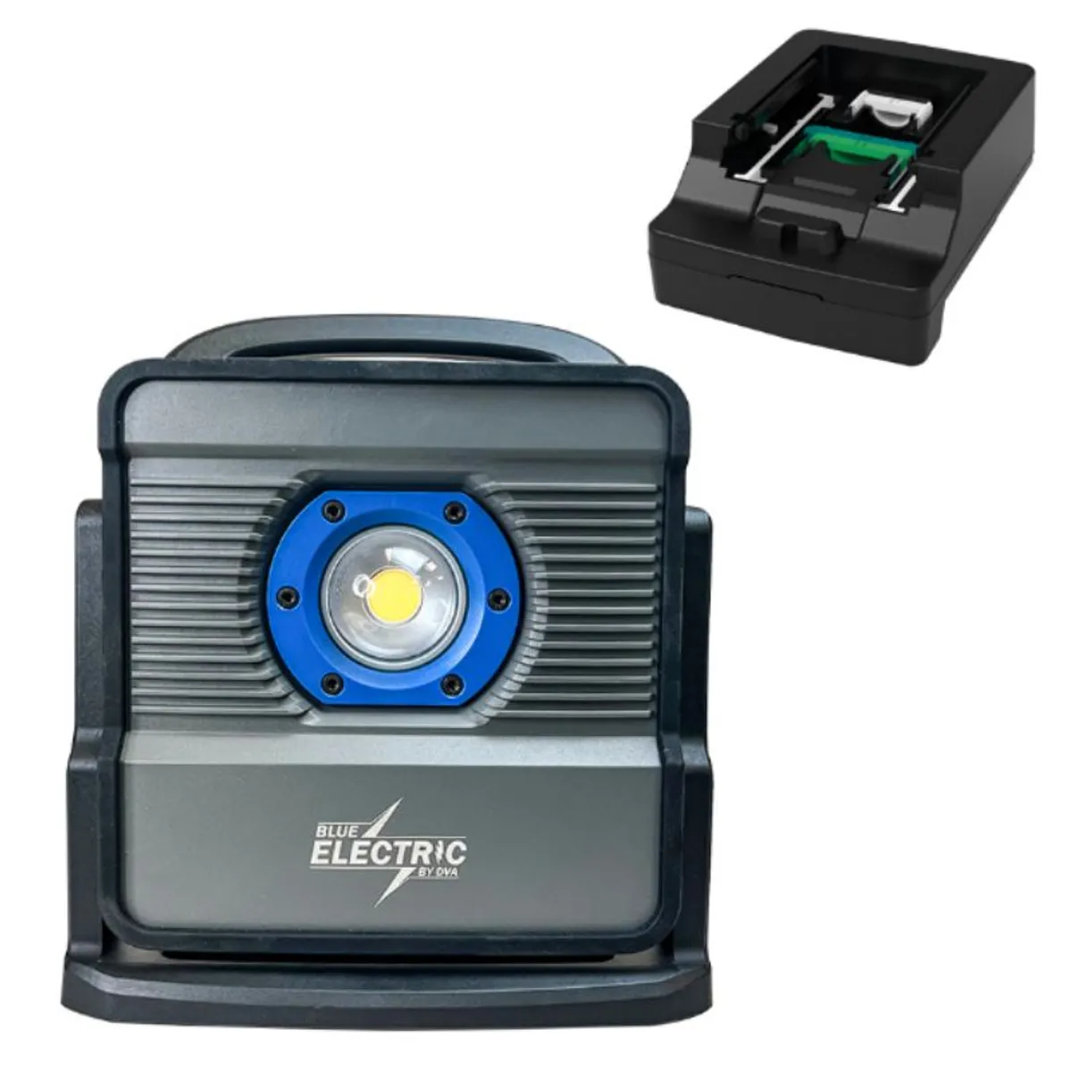 Blue Electric +plus Line Hybrid arbejdslampe 40w incl adapter