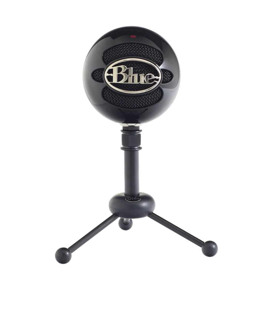 Blue - Microphone Snowball Gloss Black