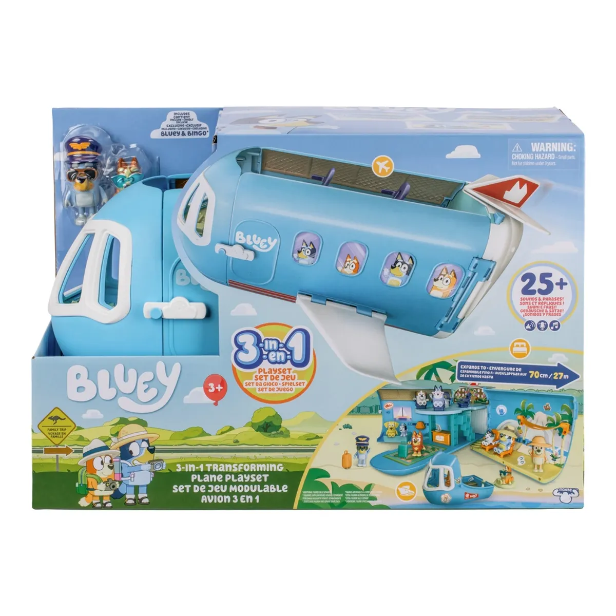 BLUEY Bluey's Escape Convertible Plane