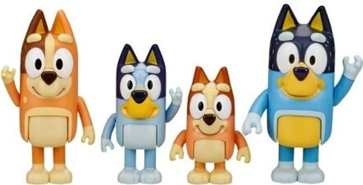 Bluey Figurer - 4-pak