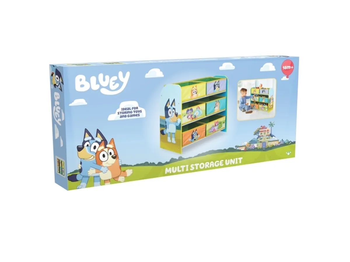 Bluey Kids Toy Storage Unit