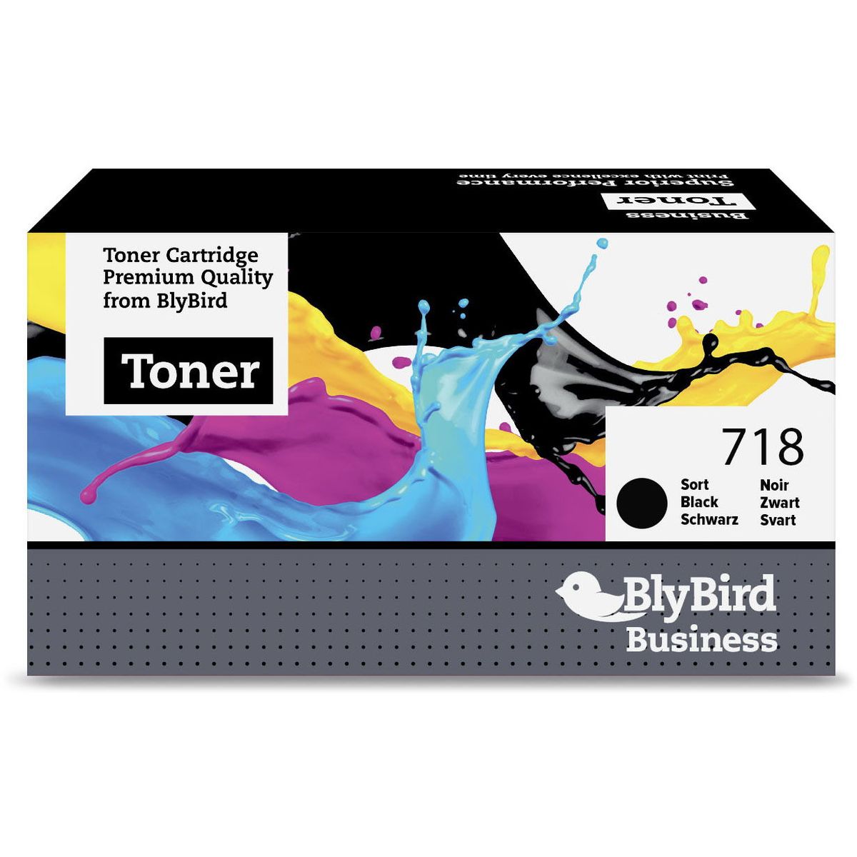 BlyBird 2662B002 sort lasertoner, 3.400 sider