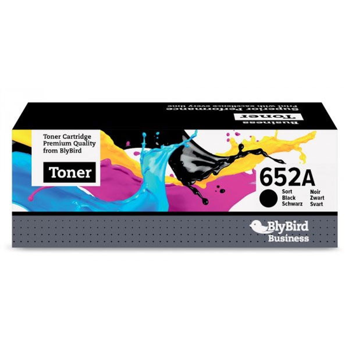 BlyBird 652A CF320A Sort Lasertoner, 11.500 sider