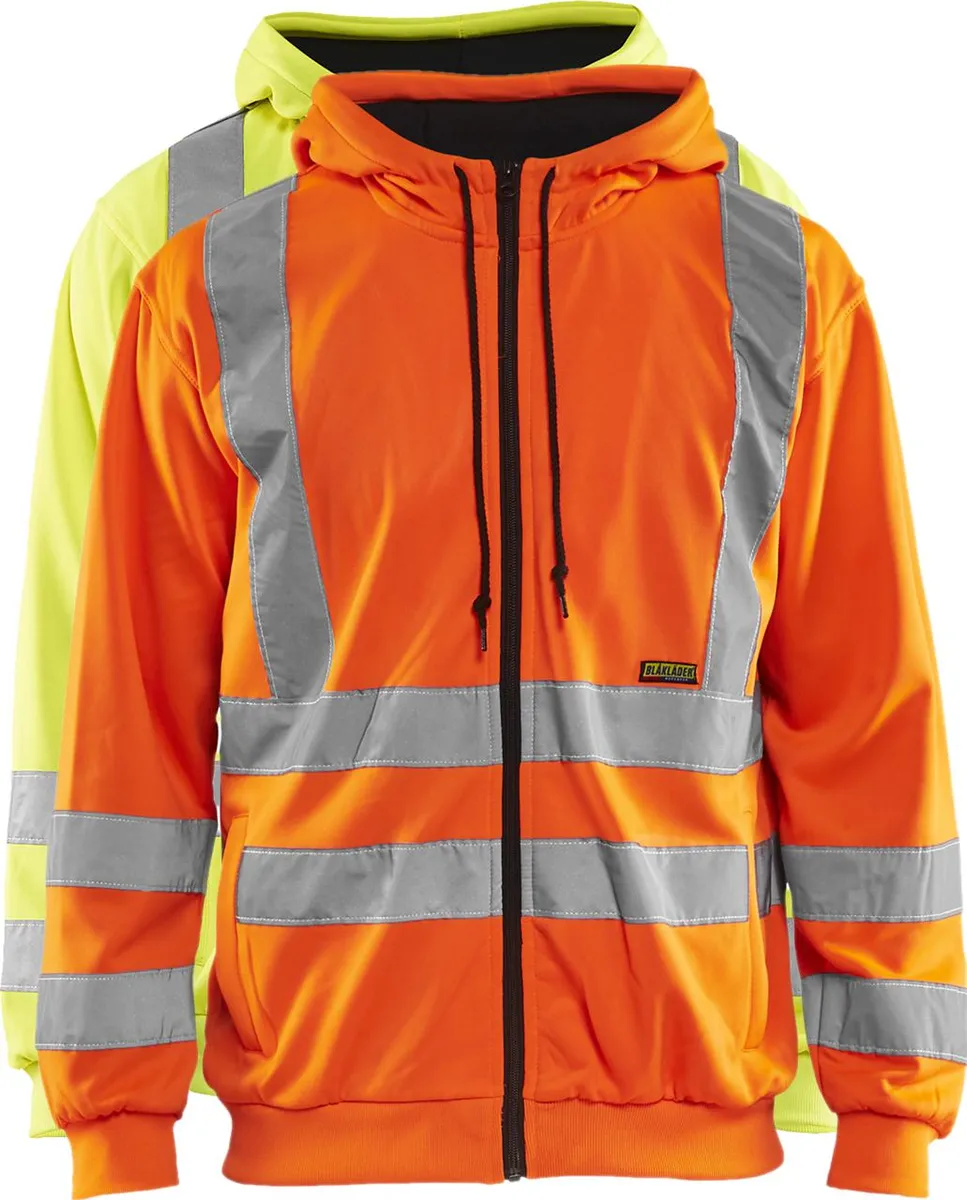 Blåkläder 3346 High Vis Hættetrøje / High Vis Hættetrøje - L - High Vis Orange