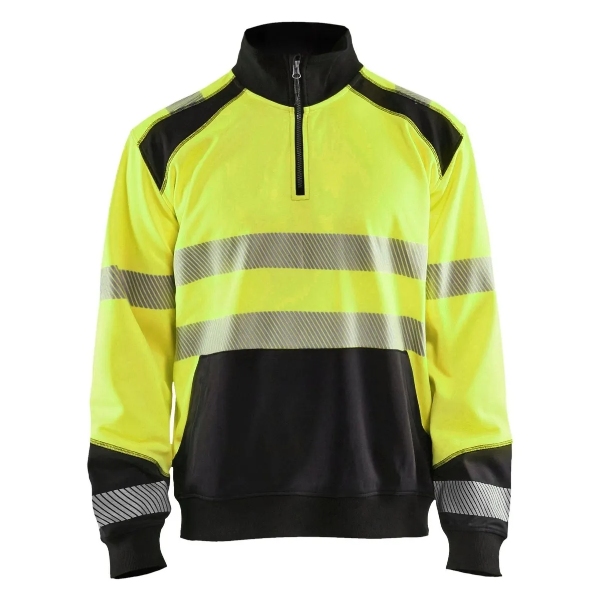 BLÅKLÄDER 3556 High Vis Sweatshirt half zip Herre