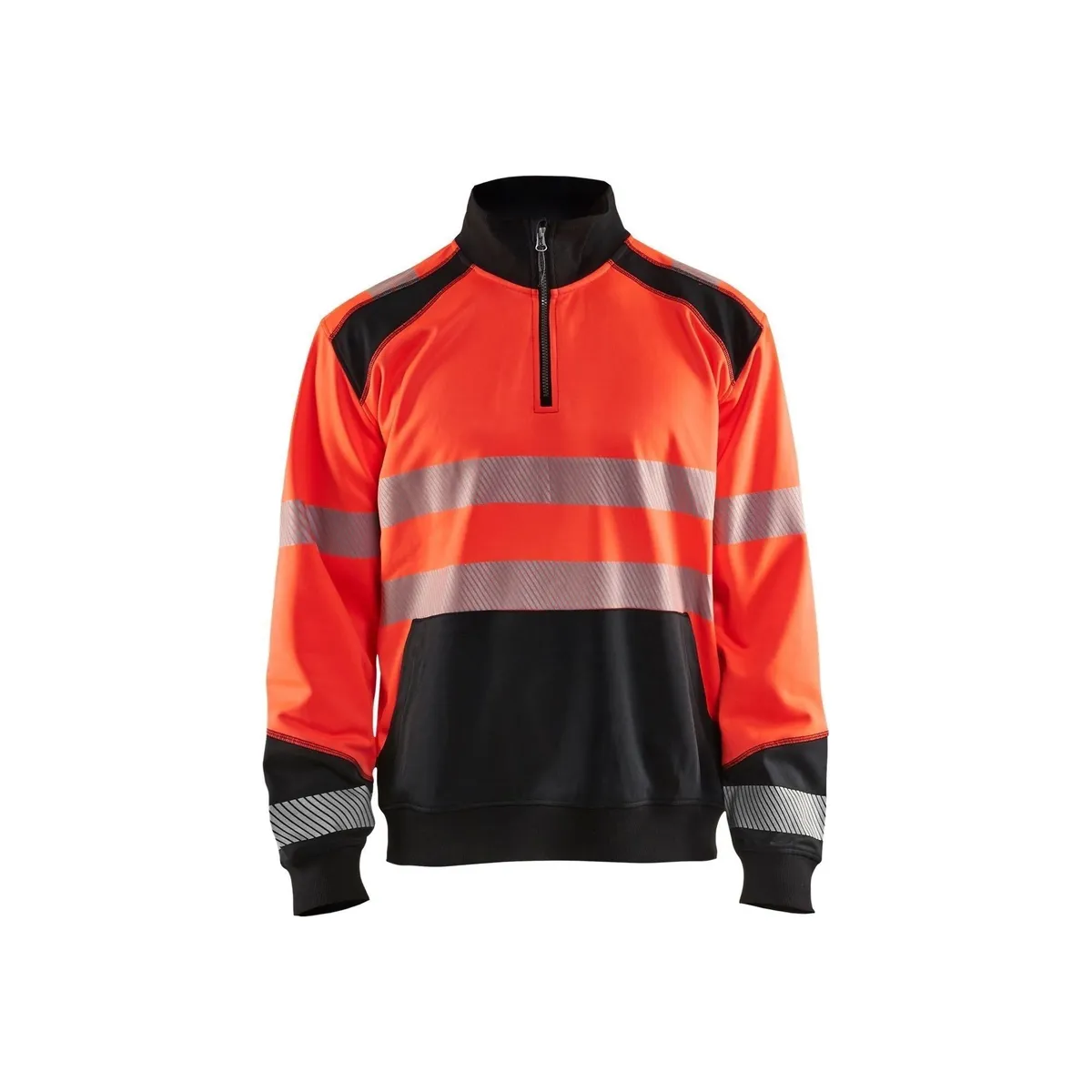 BLÅKLÄDER 3556 High Vis Sweatshirt half zip Herre