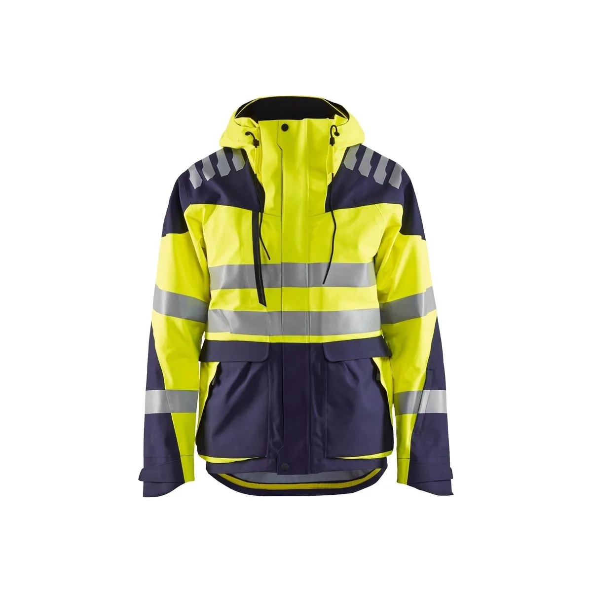 BLÅKLÄDER 4490 High Vis Skaljakke Evolution Herre Gul/Marine