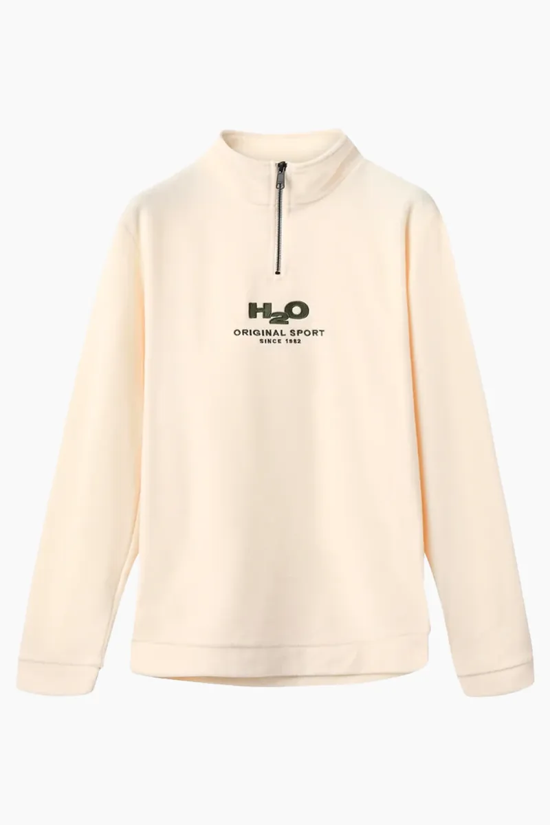 Blåvand II Fleece Half Zip - Chalk - H2O - Hvid XL