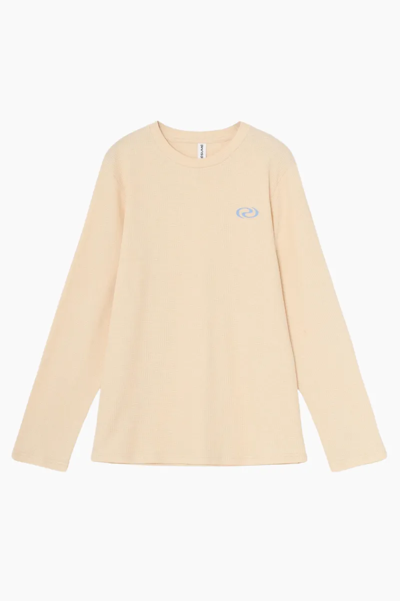 BobbyRS LS Tee - Beige - Résumé - Beige XS