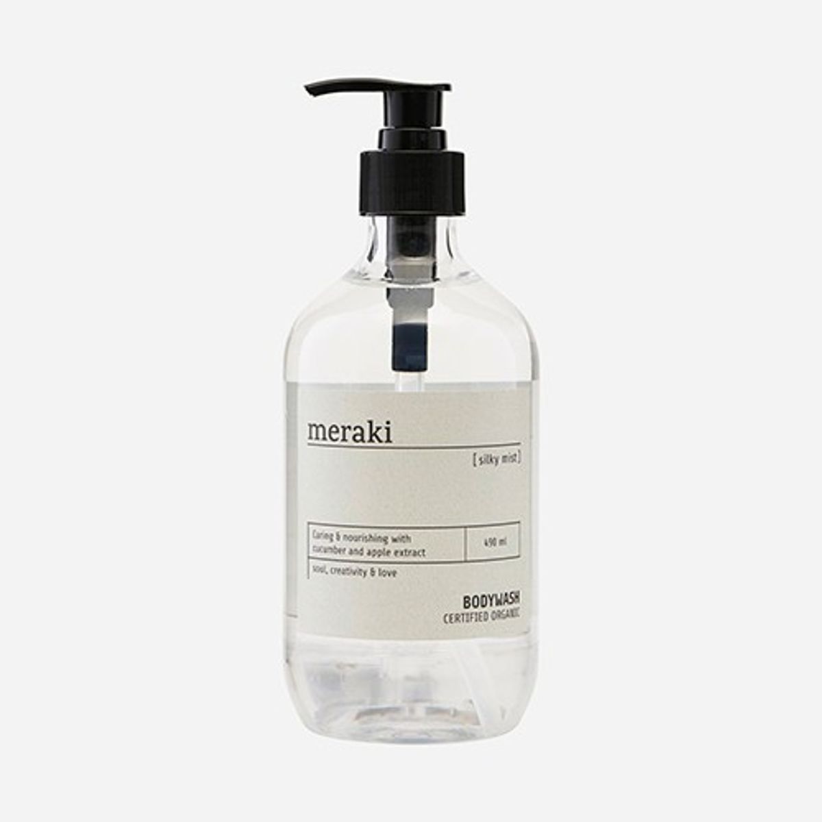 Body wash, Silky mist - 490 ml - Meraki