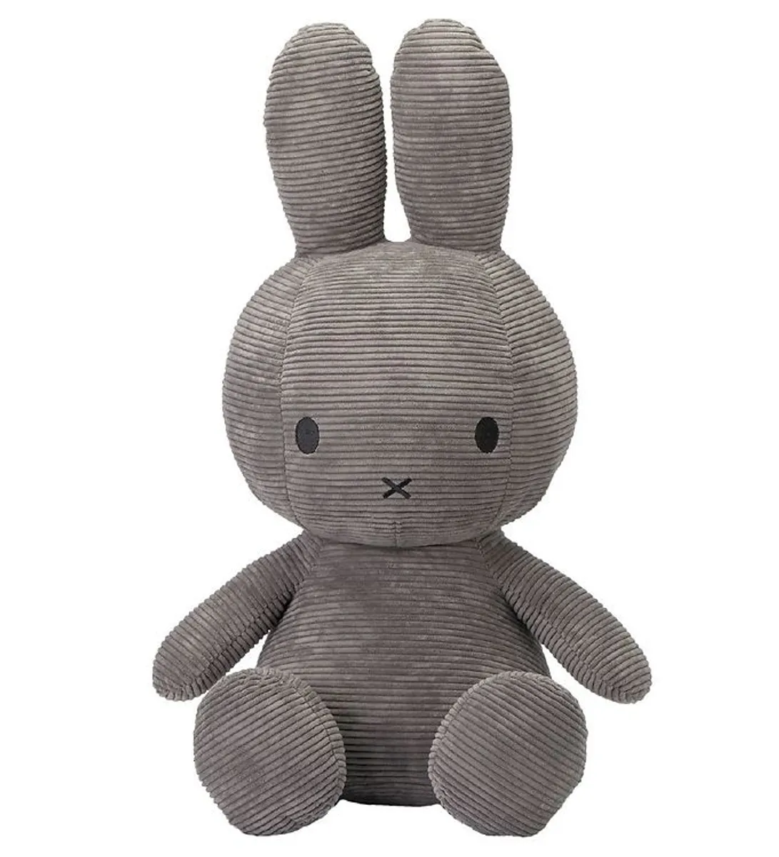 Bon Ton Toys Bamse - 23 cm - Sitting Miffy - Grå Fløjl