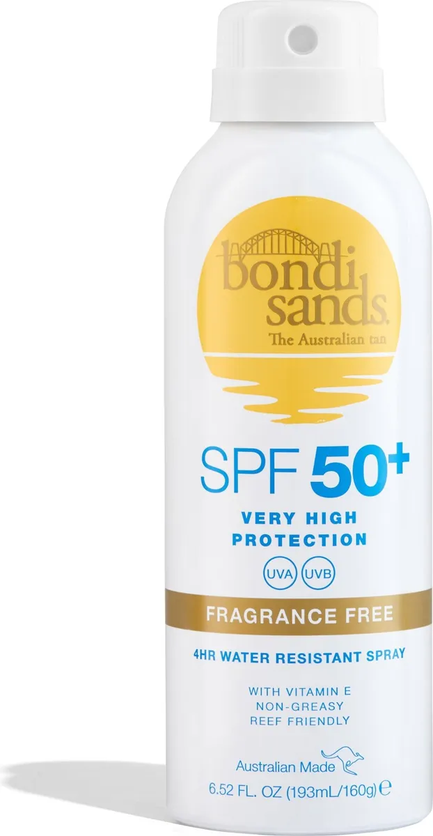 Bondi Sands - Spf 50+ Fragrance Free Sunscreen Spray 160 G