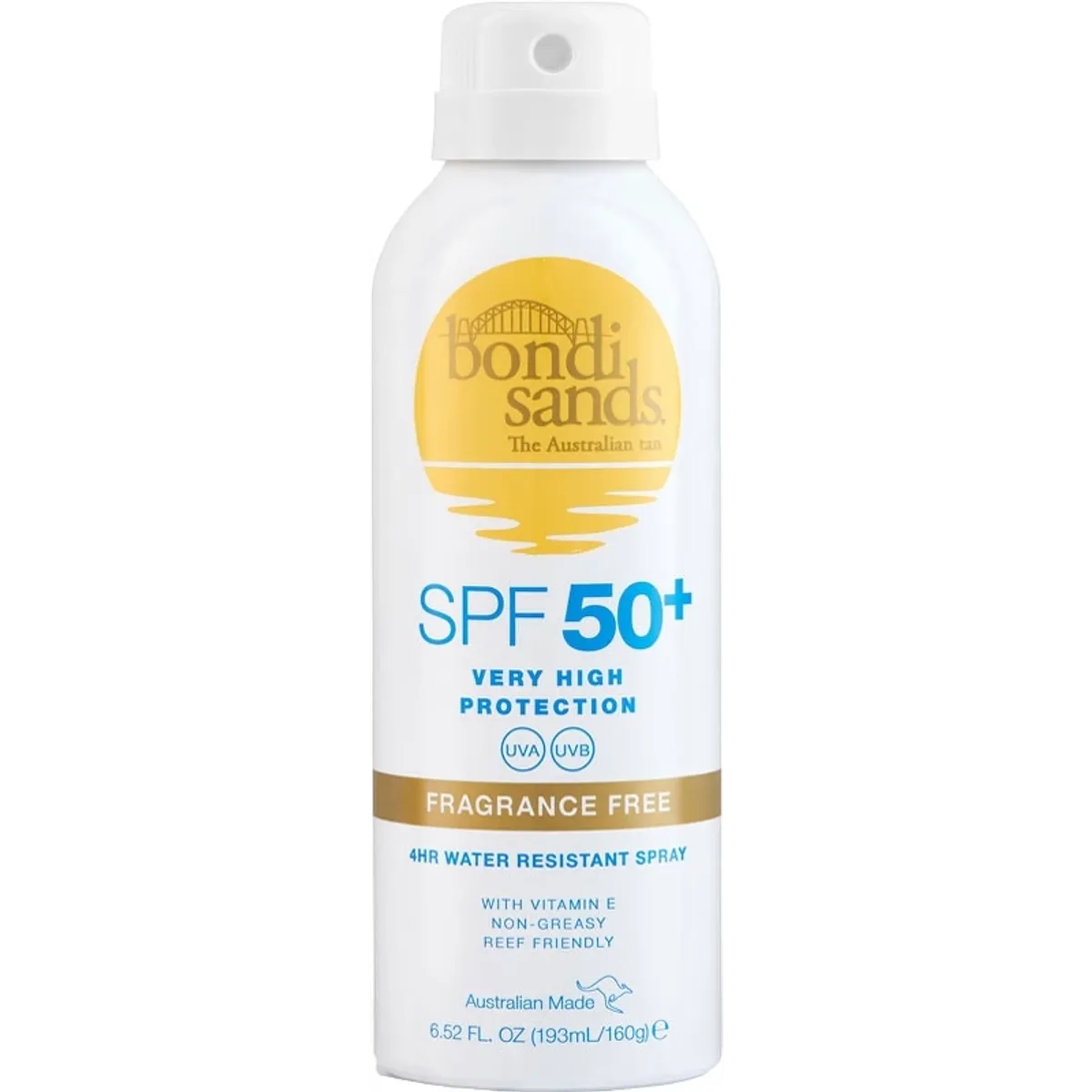 Bondi Sands SPF 50+ Fragrance Free Sunscreen Spray 160 ml