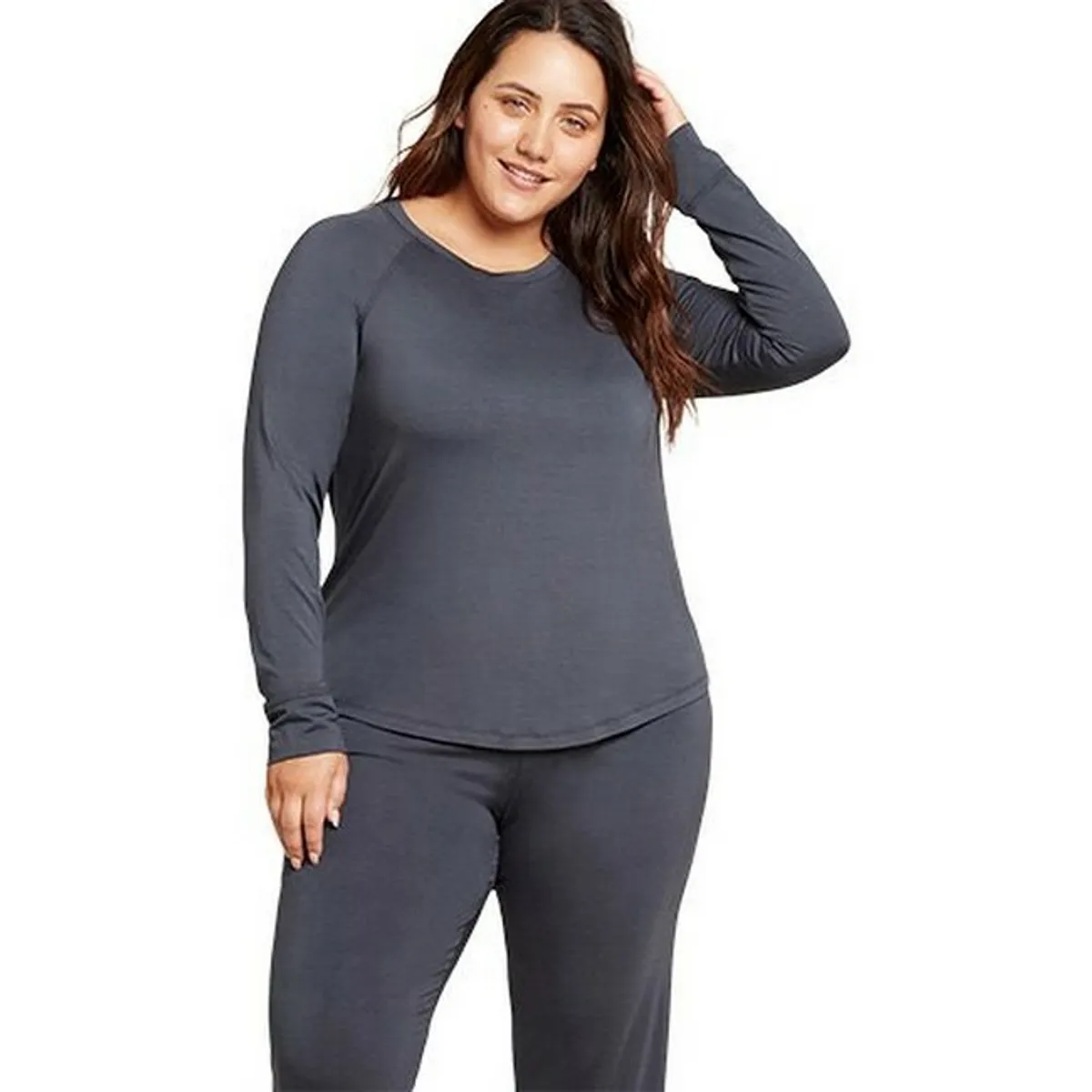 Boody - Goodnight Raglan Sleep Top Storm - L